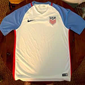 US Men’s National Team 2016 Home Jersey USA Soccer Like New!
